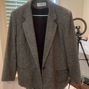 Dumas Petite herringbone blazer